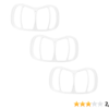 Amazon.co.jp: 3D立体快適マスクフレーム インナー マスク ブラケット 白 ホワイト 標